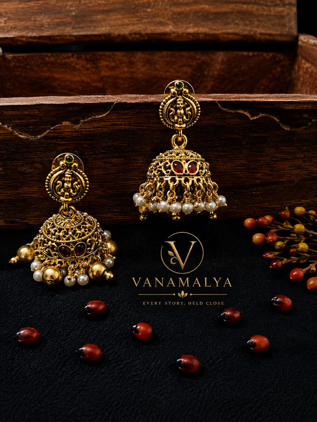 Ananya Jhumka Earrings — view 2