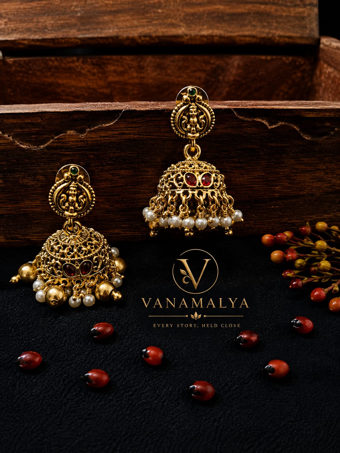 Ananya Jhumka Earrings — view 2