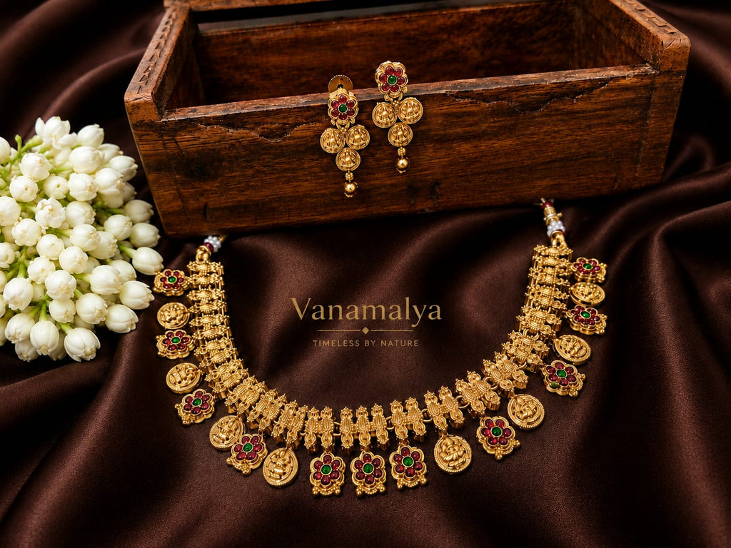 Kasturi Temple Necklace Set — view 2