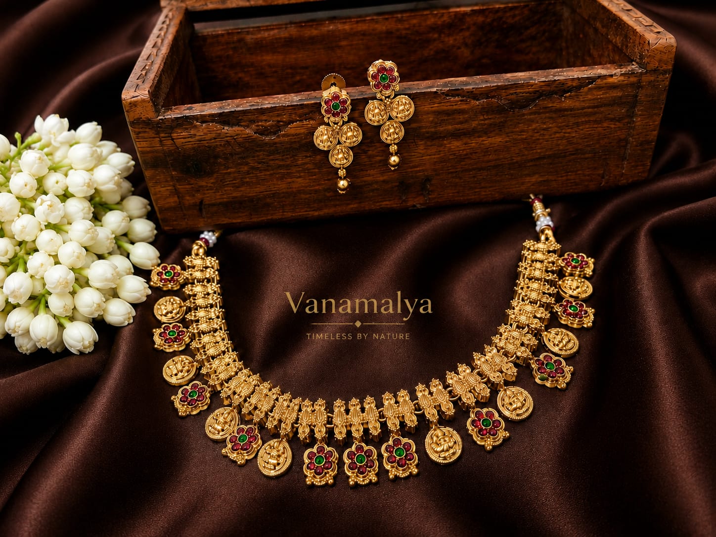 Kasturi Temple Necklace Set — view 2