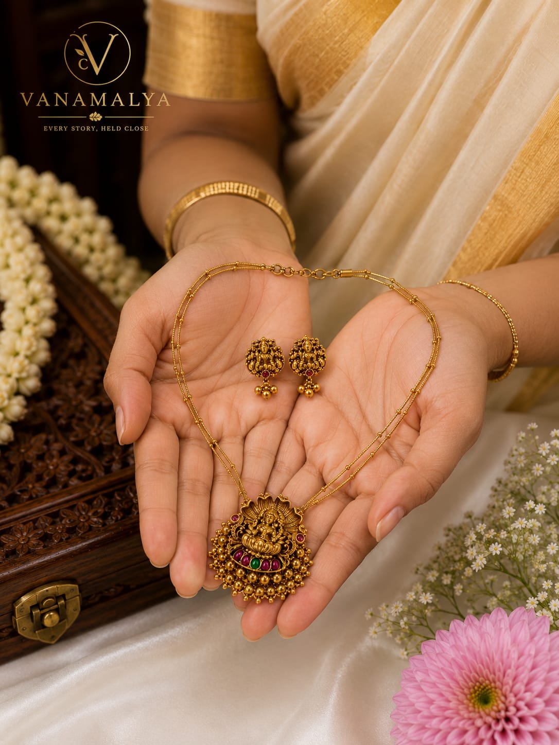 Varamahalakshmi Necklace — view 3