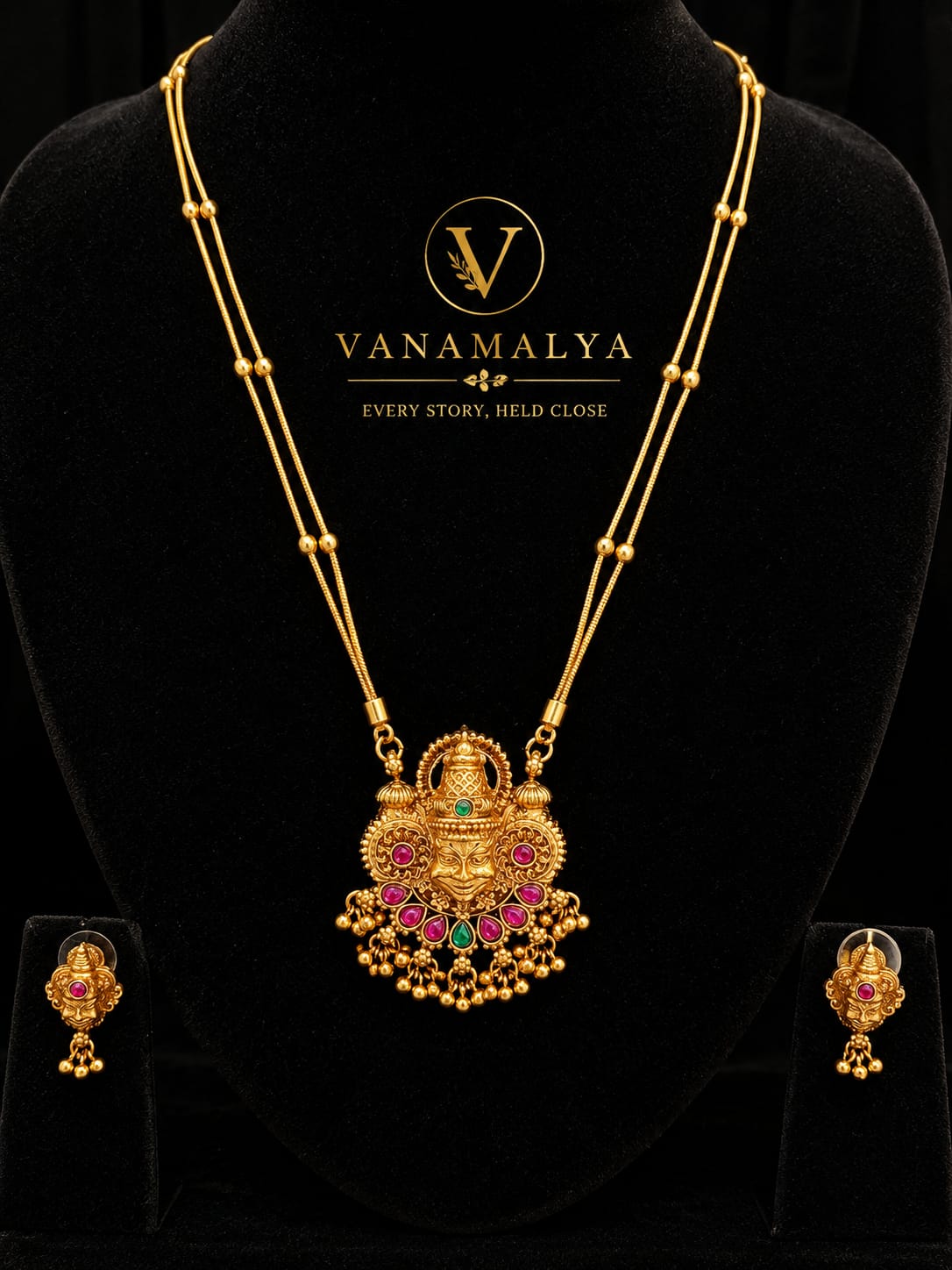 Kathakali Pendant Necklace — view 3