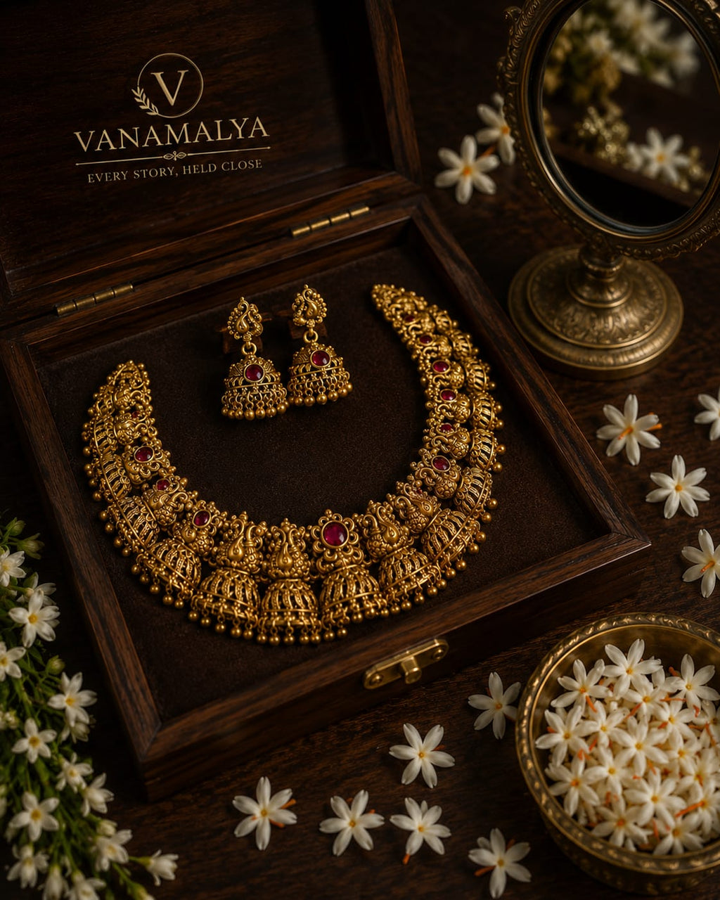 Rajkumari Bridal Necklace Set — view 3