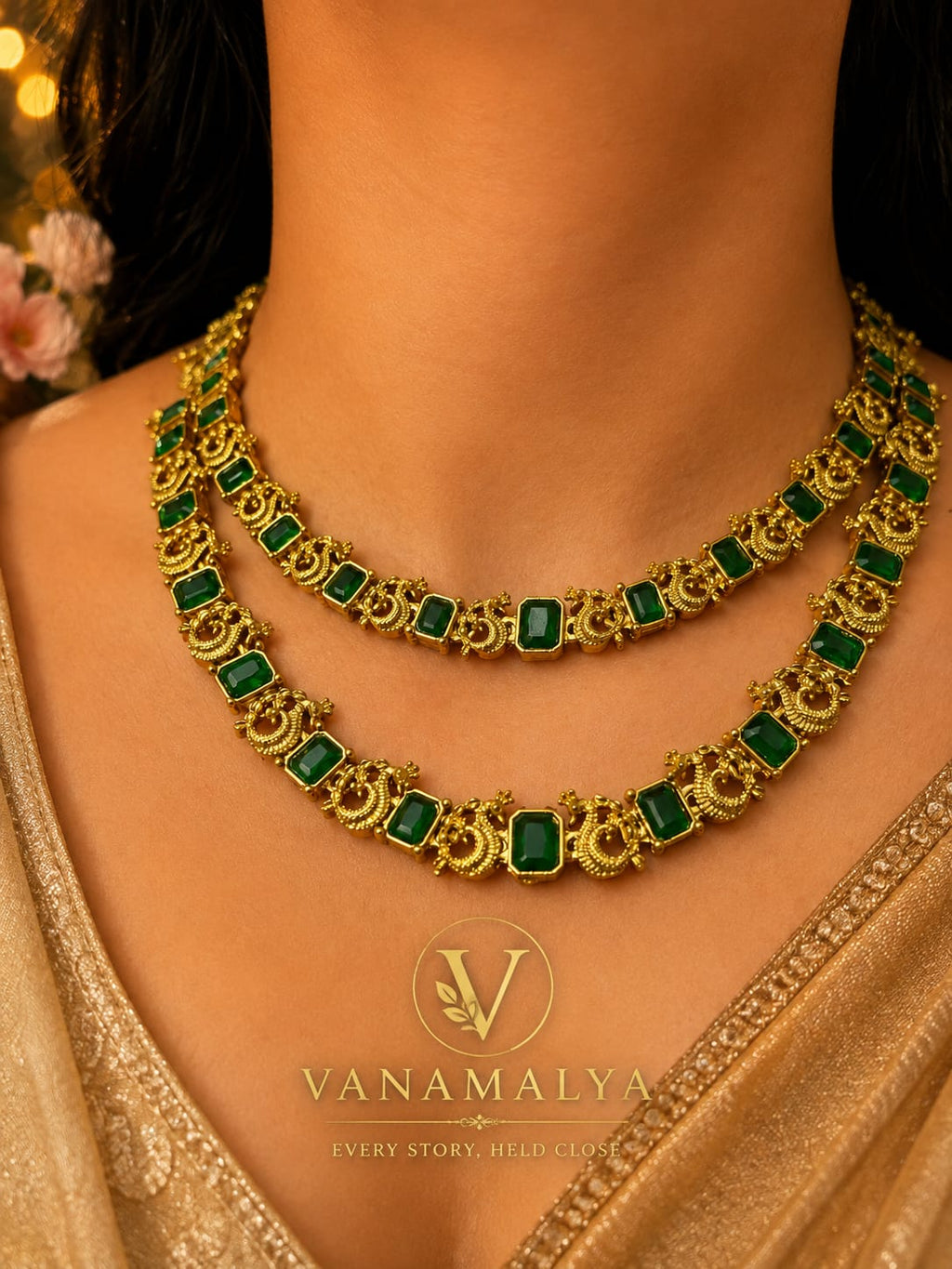 Haritha Layered Necklace — view 2