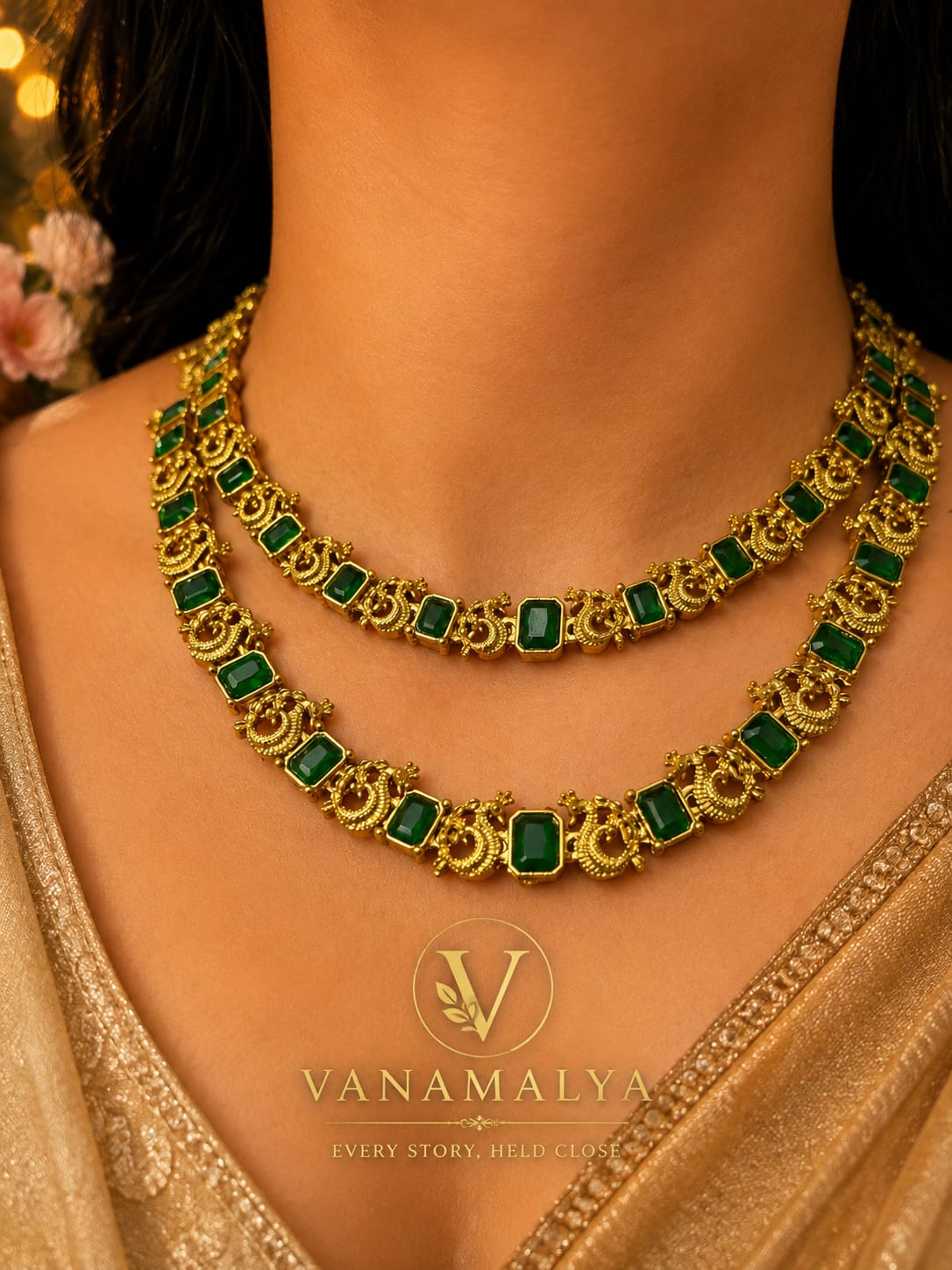 Haritha Layered Necklace — view 2