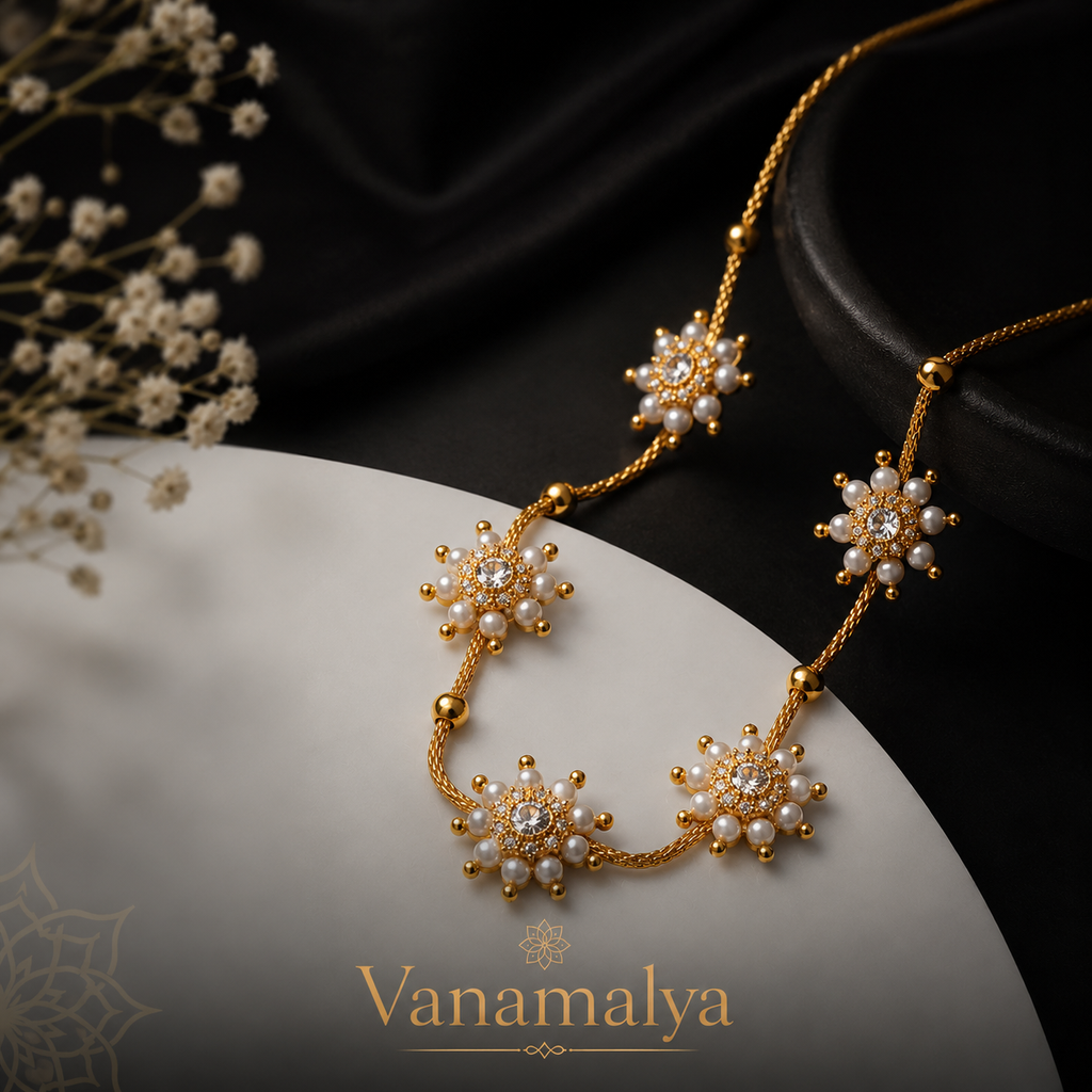 Pearl Blossom Necklace — view 2